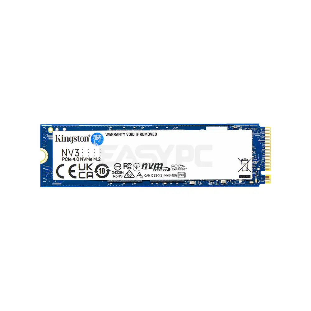 Kingston NV3 500GB M.2 NVMe | PCIe 4.0 Gen 4x4 | Up to 5000 MB/s