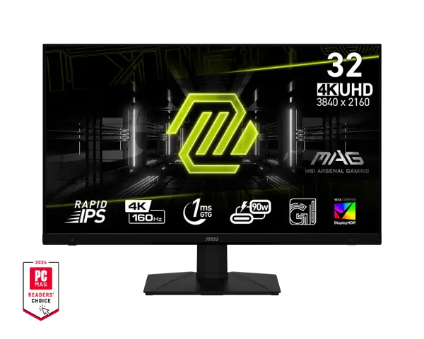 MSI MAG 322UPF 4K, 32'', IPS, 160Hz, 1ms
