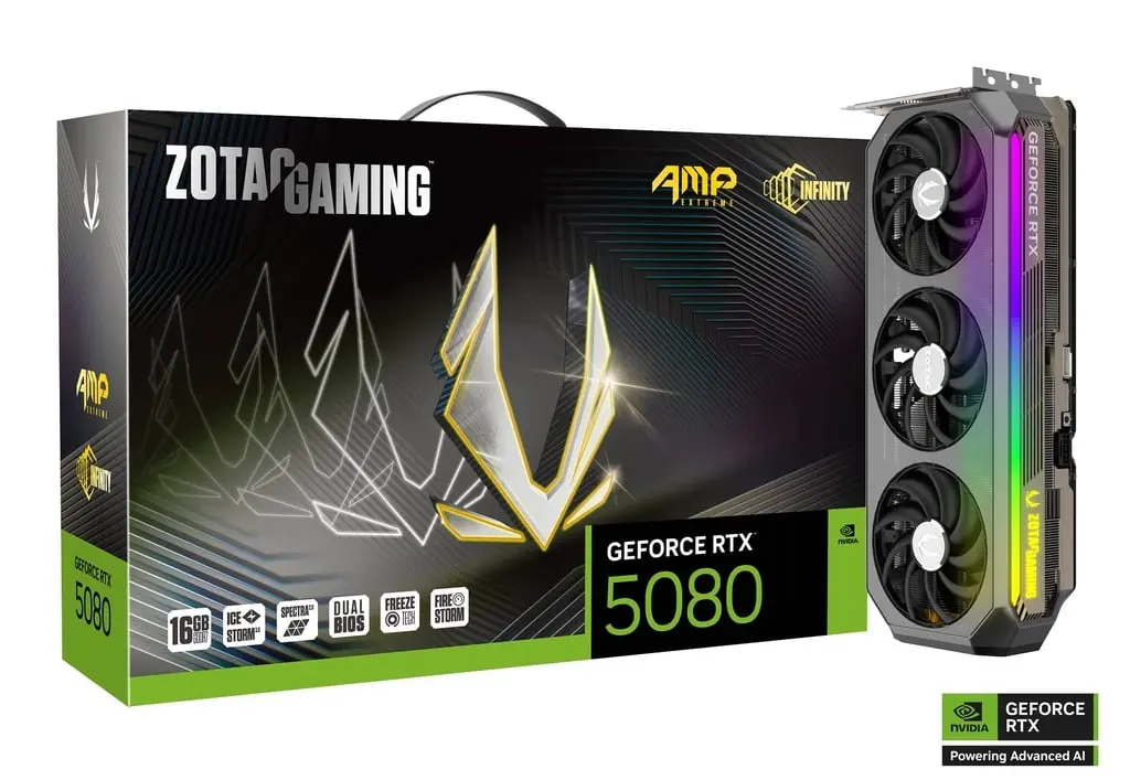 ZOTAC Gaming GeForce RTX 5080 AMP Extreme Infinity