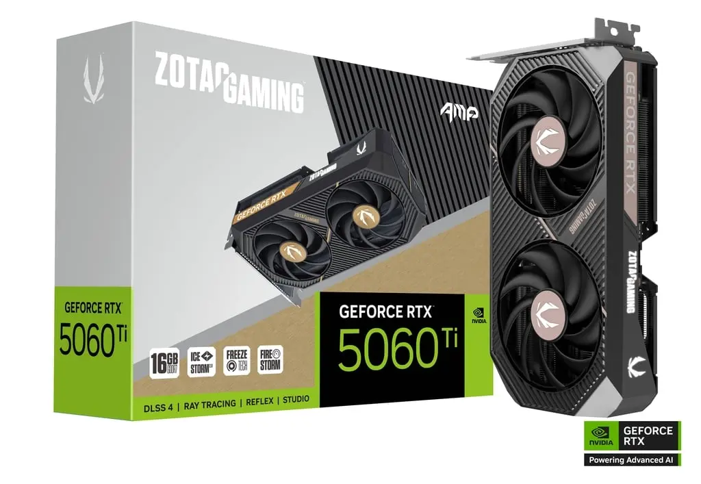 ZOTAC Gaming GeForce RTX 5060 Ti 16GB AMP DLSS 4 16GB GDDR7