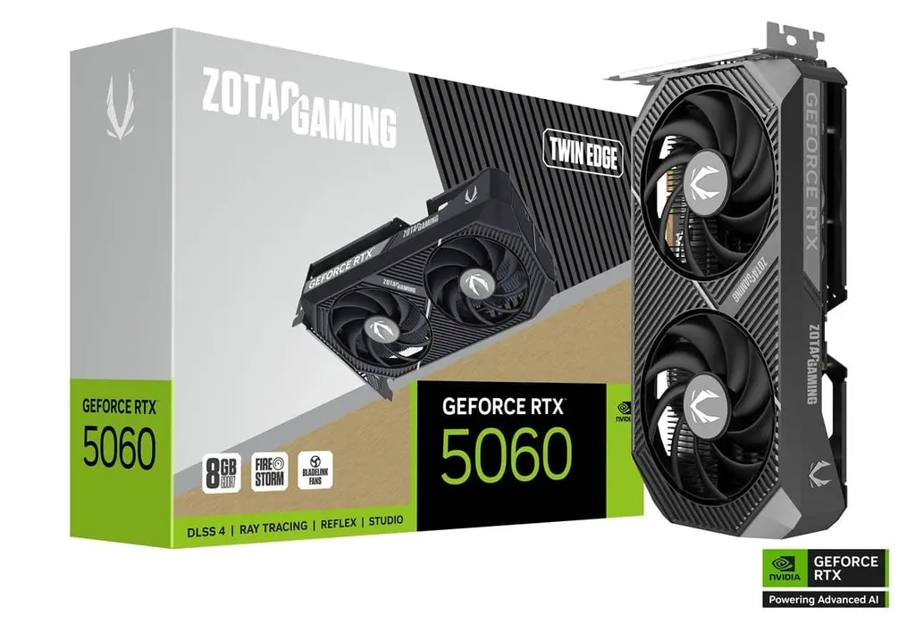 ZOTAC GAMING GeForce RTX 5060 Twin Edge