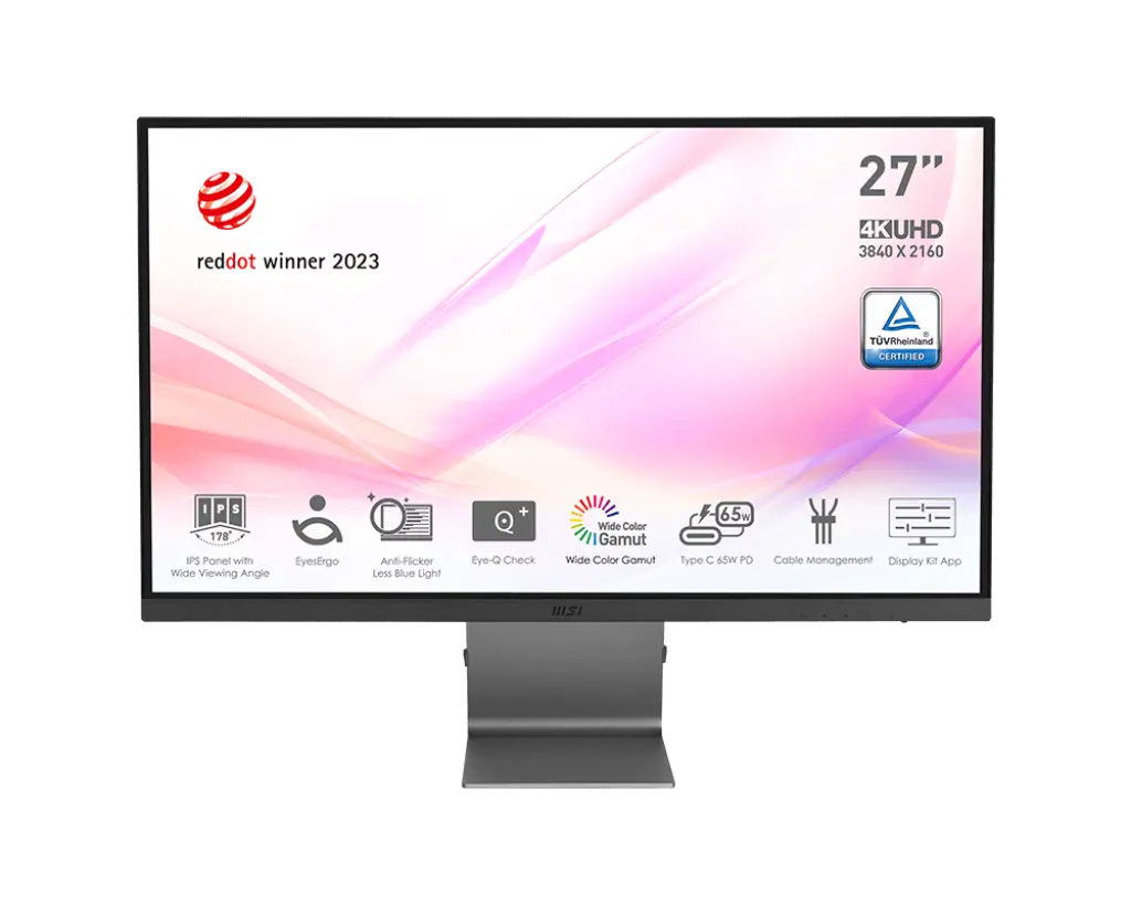 MSI Modern MD271UL 27'', 4K, IPS, 60Hz, 4ms
