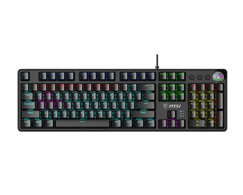 MSI VIGOR GK50z v2 Black (Red Switches)