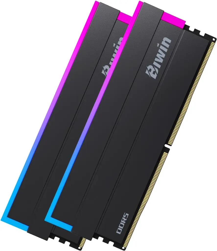 Biwin Black Opal DW100 DDR5 RGB RAM 32GB (16GBx2) 6000MHz CL30 Black