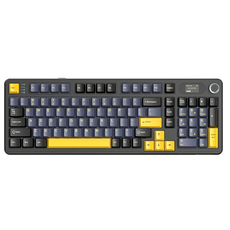 ATTACK SHARK X98PRO Wireless Mechanical Keyboard Pre-Lubed Linear Blueberry Switch (Black)