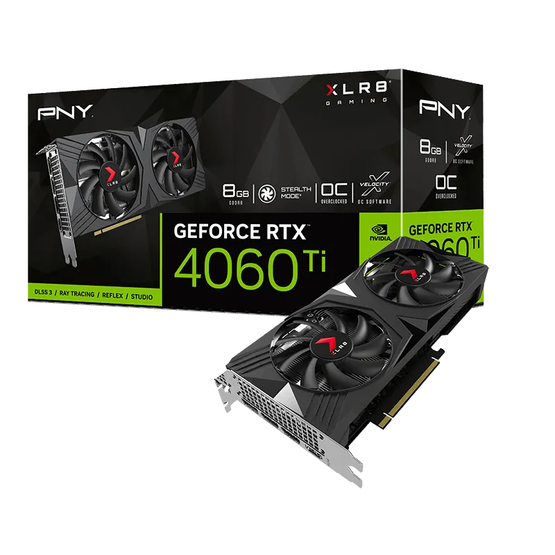 PNY RTX™ 4060 Ti 8GB XLR8