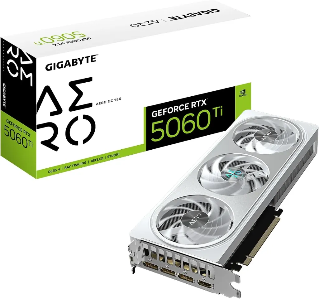 GIGABYTE GeForce RTX 5060 Ti AERO OC 16G