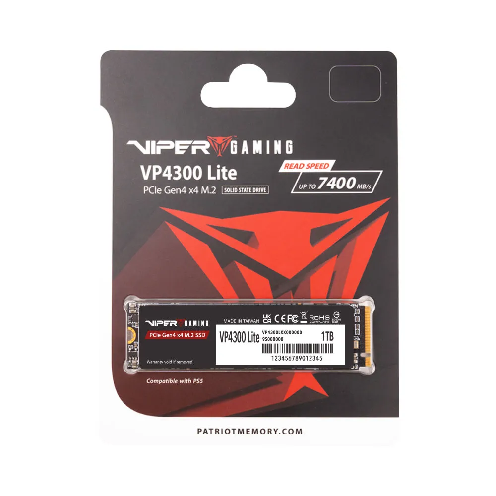 Patriot Viper VP4300 Lite 1TB PCIe Gen4