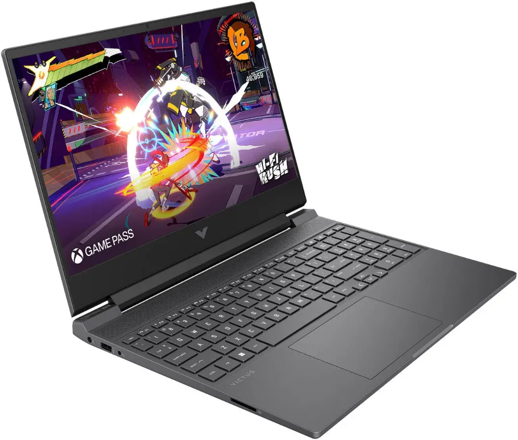 HP Victus Gaming 15 Laptop: 15.6" 144Hz FHD IPS Display • Intel Core i5 13420H • NVIDIA GeForce RTX 4050 6GB GDDR6 • 16 GB DDR4 SDRAM • 512 GB NVMe SSD • Win11