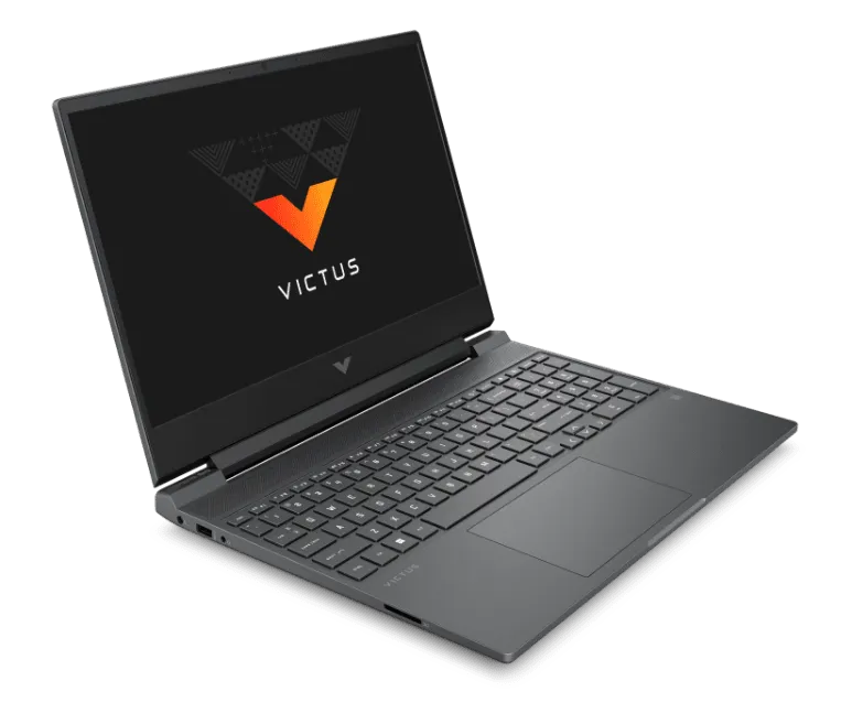 HP Victus Gaming 15 Laptop: 15.6" 144Hz FHD IPS Display • Intel Core i5 13420H • NVIDIA GeForce RTX 3050 6GB GDDR6 • 8 GB DDR4 SDRAM • 512 GB NVMe SSD • Win 11