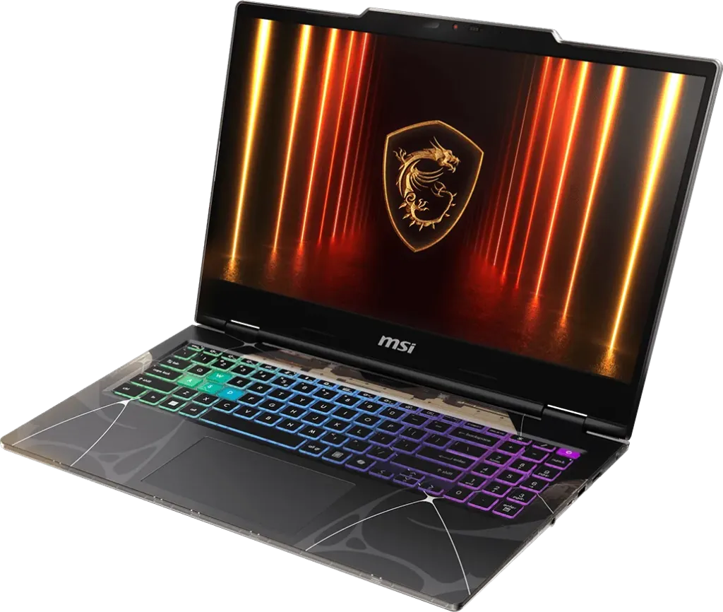 MSI Cyborg 15 Gaming Laptop, 15.6" FHD 144Hz Display, Intel Ultra 7 240H, NVIDIA GeForce RTX 5060, 16GB DDR5 RAM, 512GB SSD, Win 11