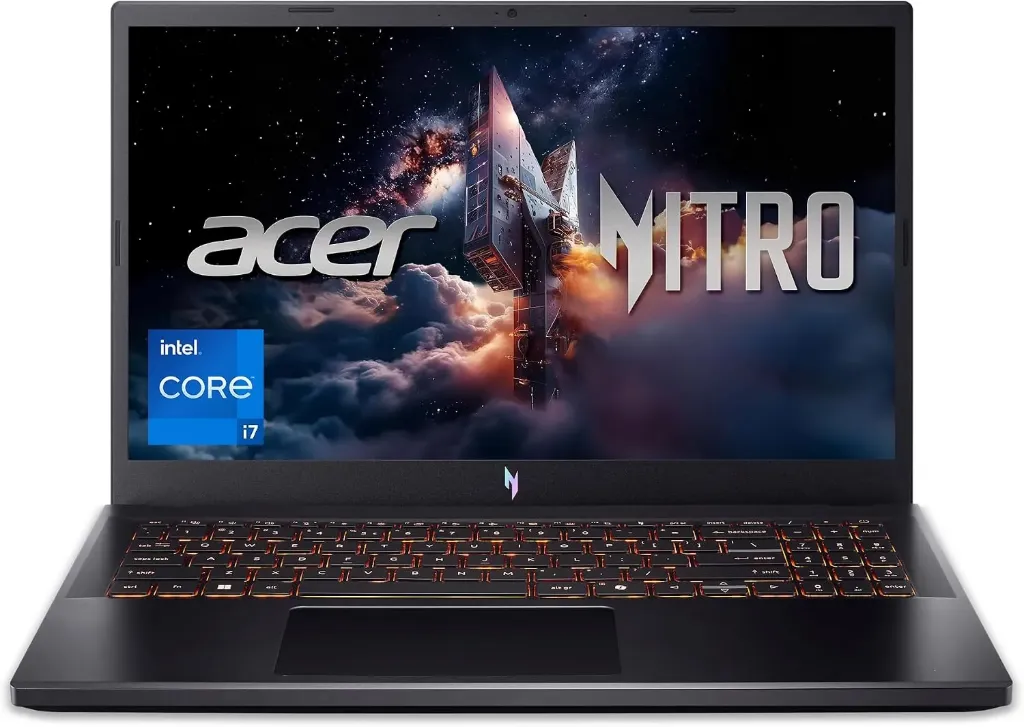 Acer Nitro V15 Gaming Laptop | Intel Core i7-13620H Processor | NVIDIA GeForce RTX 5060 Laptop GPU | 15.6" FHD IPS 144Hz Display | 16GB DDR5 | 1TB Gen 4 SSD | Wi-Fi 6 | Backlit KB