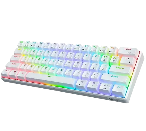 Royal Kludge RK61 Red Switch RGB White