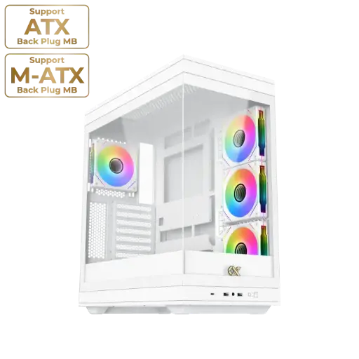 Xigmatek Meta Arctic (Typer C) With 4 ARGB Fans