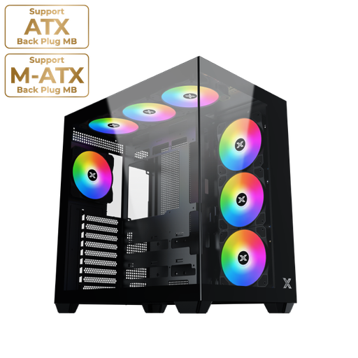 Xigmatek Aqua V Air (Typer C) With 7 ARGB Fans