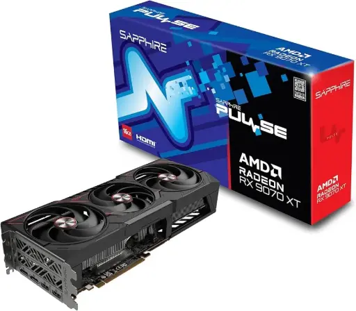 Sapphire PULSE AMD Radeon RX 9070 XT 16GB GPU