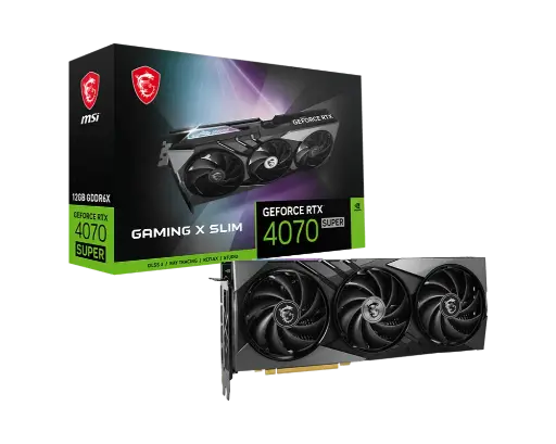 MSI GeForce RTX 4070 Super Gaming X Slim 12G GPU