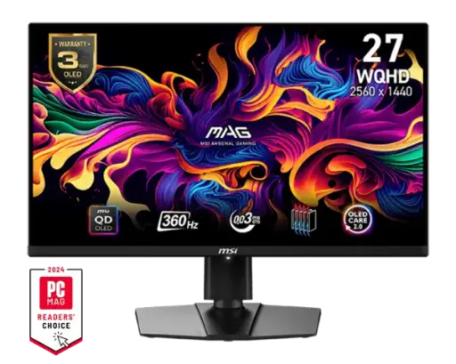 MSI MAG 271QPX QD-OLED E2 27'', 360Hz, 0.03ms