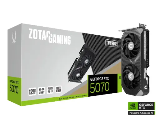 ZOTAC GAMING GeForce RTX 5070 Twin Edge