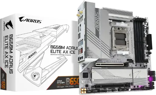 GIGABYTE B650M AORUS Elite AX ICE