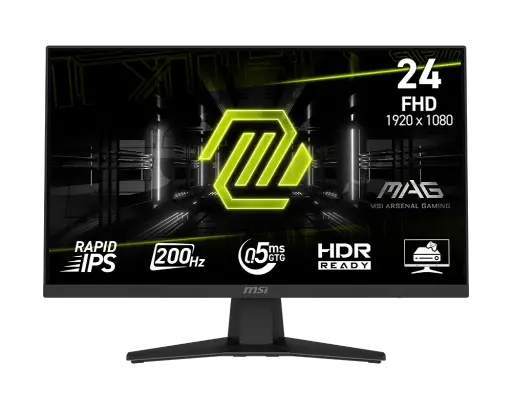 MSI MAG 244F 24'', IPS, 200Hz, 0.5ms, FHD