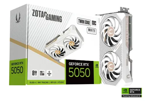 ZOTAC GAMING GeForce RTX 5050 Twin Edge OC White Edition