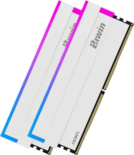Biwin Black Opal DW100 DDR5 RGB RAM 32GB (16GBx2) 6000MHz CL30 White